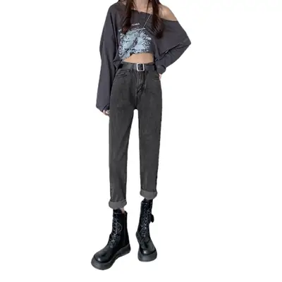 Women Slimming High-Waist Carrot Pants 2025