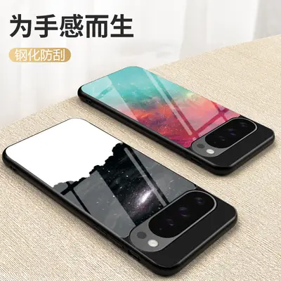 Pixel 10Pro Glass Protective Case Starry Sky Design