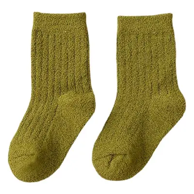 Children's Velvet Socks 1-15Yr Warm Autumn Winter Half