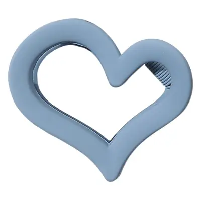Qiyue Heart Shape Plastic Hair Clip for Women