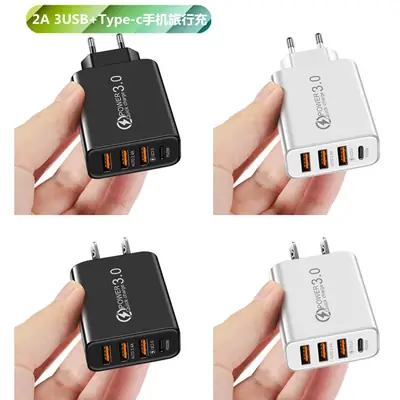 2A 3USB PD Type-C Travel Charger