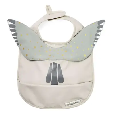 Sweden Retro-Dressing Baby Eating Bib Angel Wings Design