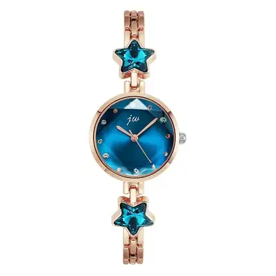 Women's Starfish Design Watch with Green Gemstones