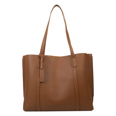 Women's Elegant Shoulder Bag Soft Leather Big Capacity 2021
