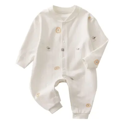 Baby Cotton Long Sleeve Jumpsuit for Boys Girls Spring Autumn