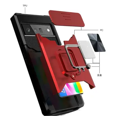 Magnetic Phone Case with Anti-Fall Design