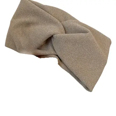 Wide Brim Hair Band for Women Grey Winter Wear