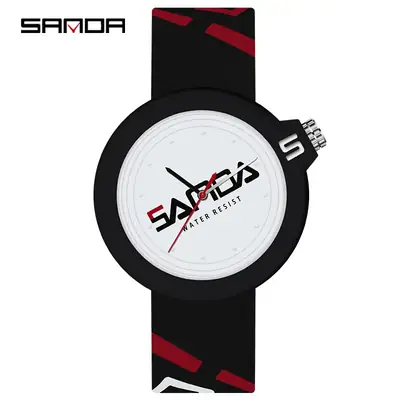 Sanda New Silicone Band Electronic Watch Outdoor Sports Waterproof Watch Boys and Girls Watch Case Detachable Watch Wholesale