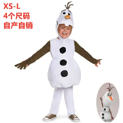 Frozen Olaf Snowman Costume for Kids Christmas