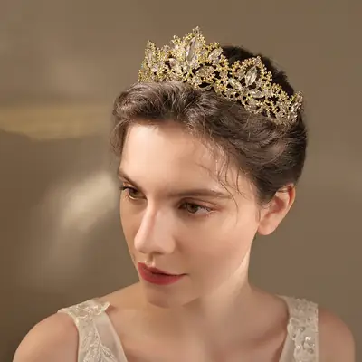 European & American Retro Diamond Crown for Bridal Party & Kids Decoration