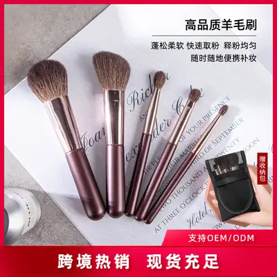 Custom Mini Makeup Brushes Set for Blush, Eye Shadow, Contour