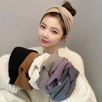 Women's Wide Brim Hair Band Autumn Winter Gentle