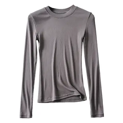 Women's New Arrival Tight Fit Long Sleeve T-Shirt White