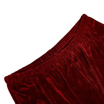 M-4XL Thickened Santa Claus Plus Size Printed Costume