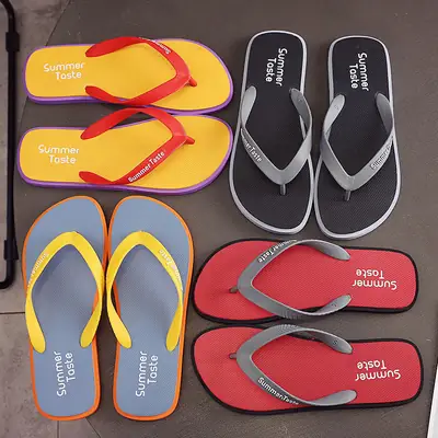 Summer flip-flops wholesale beach fashion soft bottom 2021 new outdoor sandals Flip-Flops men's flip-flops