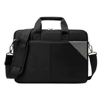 16 Inch Laptop Bag Men Black Nylon Shoulder Portable