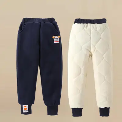 Girls' Fleece Lined Winter Pants Three Layer Quilted Medium Large