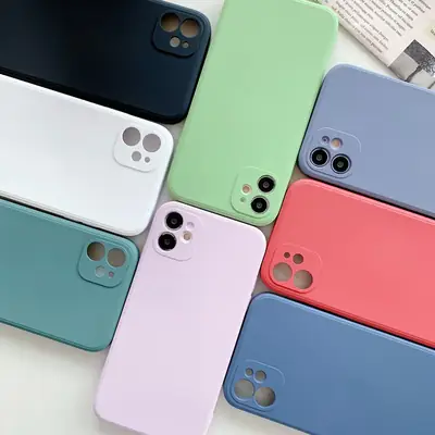 Xiaomi 11U Phone Case Liquid Silicone Pink Full Coverage
