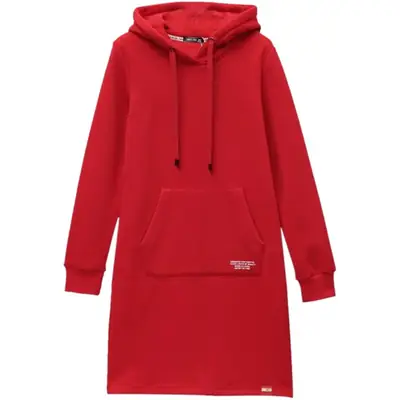 Women Green Hooded Fleece Mid-Length Sweater 2020