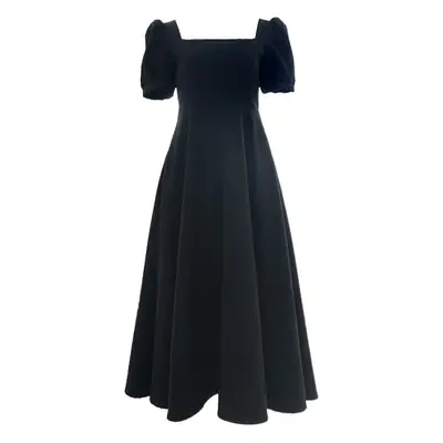 Black Hepburn Style Women's 2023 Summer Dress