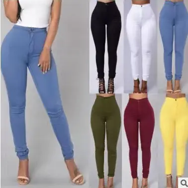 Women Slimming Leg Pants High Waist Skinny Fit