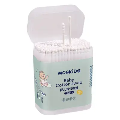 Baby Cotton Swabs 3mm Spiral Head Ear Spoon Sticks
