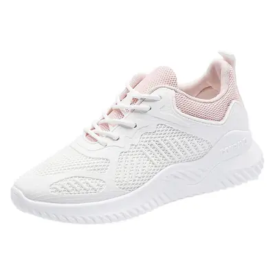 Women Running Shoes White Korean Style 2023