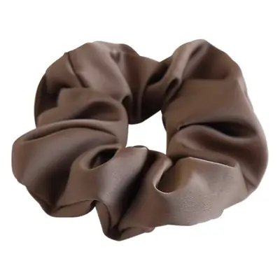 Satin Hair Scrunchie Brown Large Intestine
