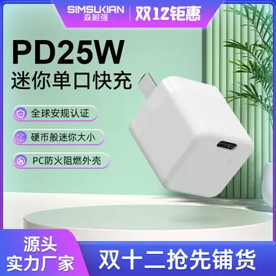 25W Fast Charging Charger for iPhone 13 & Android