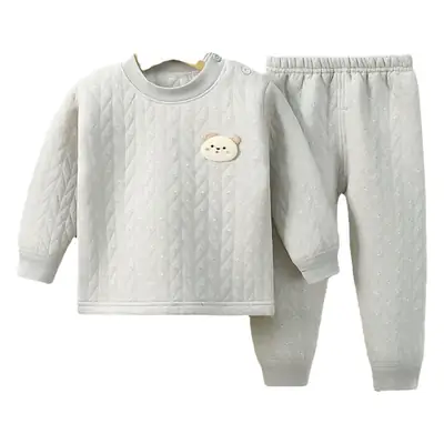 2021 Winter Warm Cotton Pajamas for Men Women
