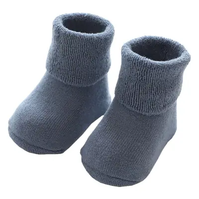 Children's Winter Solid Color Cotton Terry Socks
