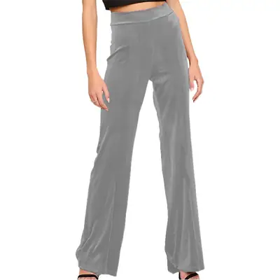 Women Velvet High Waist Elastic Yoga Pants Red