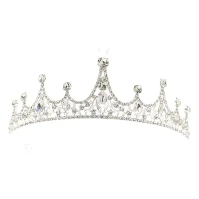 Black Crystal Bridal Tiara Crown for Girls