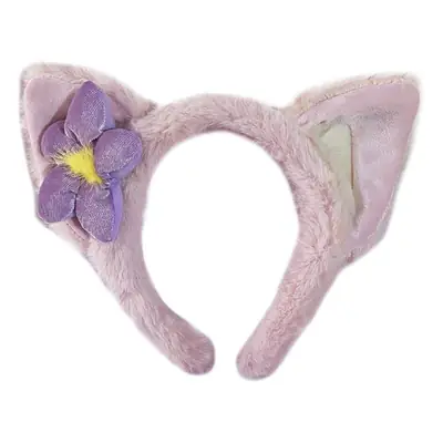 Plush Cat Ear Headband for Girls Cute Winter Accessories