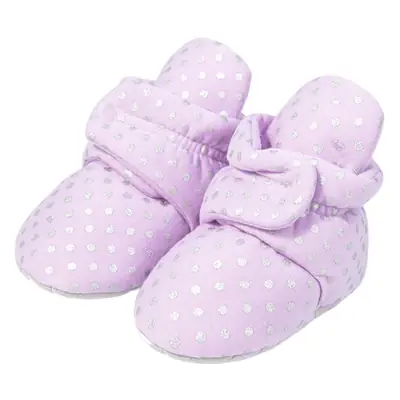 Pink Star Patterned Baby Shoes Non-Slip Warm Winter