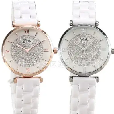 Women's Korean Style Waterproof Watch White Rose Gold