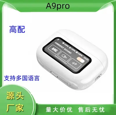 Bluetooth Headset A9Pro with Smart Touch & Noise Reduction