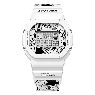 Zeo Watch Women Junior High Senior School Luminous Waterproof Sports Electronic Watch