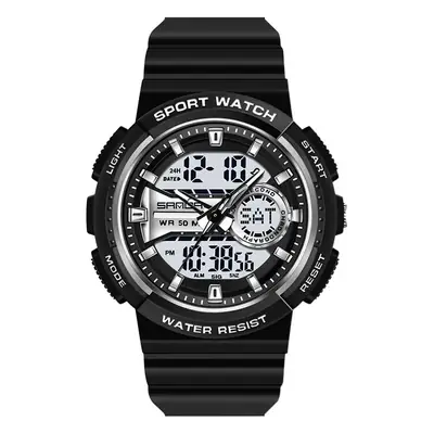 Sanda Sport Watch White Digital Analog Couple Watch