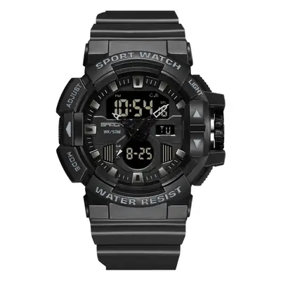 Sanda Multi-Function Student Watch Green Digital Display
