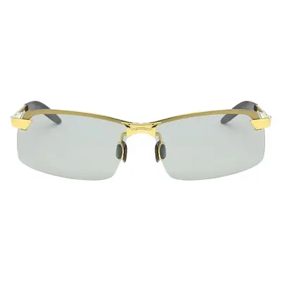 Men Polarized Driving Sunglasses Night Vision Black
