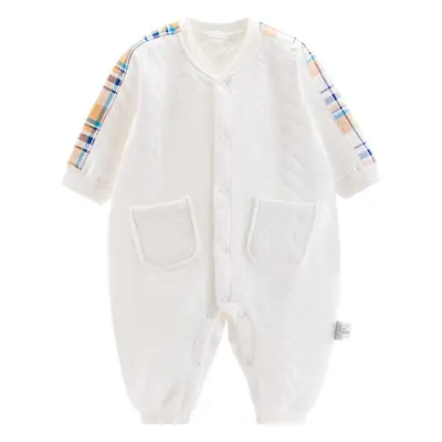 Baby Three-Layer Warm Jumpsuit Newborn Long Sleeve Boneless