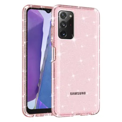 Samsung A03s Transparent Glitter Phone Case