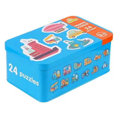 Children's Iron Jigsaw Puzzle Lion Animal Educational Toy