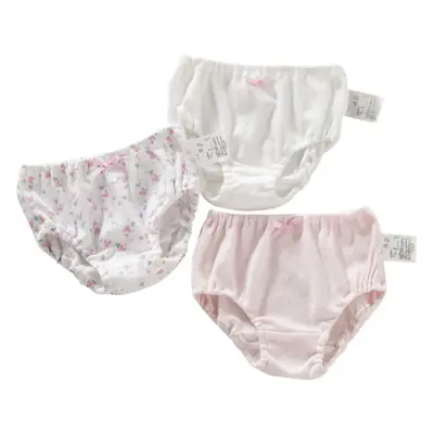 Girls Cotton Baby Briefs 2 Pack Clip PP
