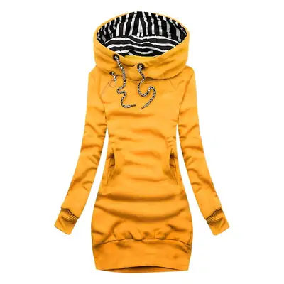 Women's Olive Green Hooded Sweatshirt Set Slim Fit Casual Winter Wear