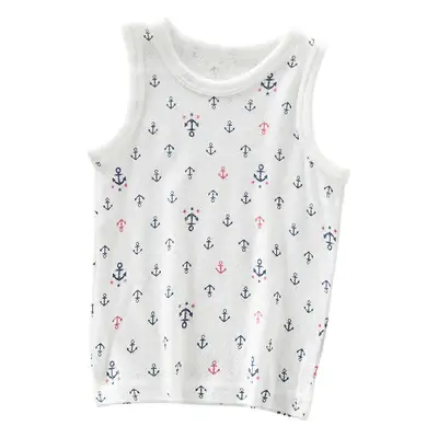 Japanese Baby Sleeveless T-Straps for Boys Cotton Vest Set