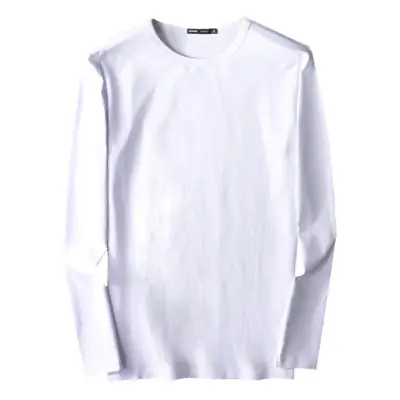 Men Grey Cloud Print Long Sleeve T-Shirt