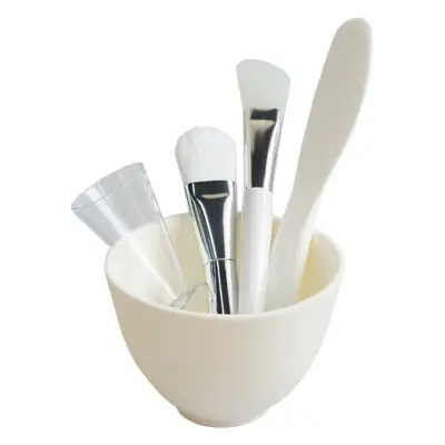 5-Piece Pink Silicone Skin Care Kit with Brush & Mask