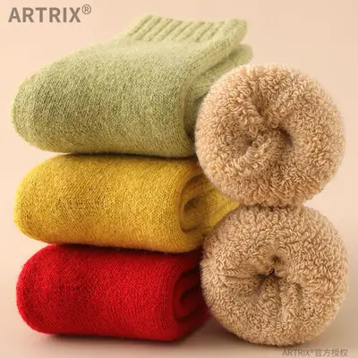 Winter Thick Wool Baby Socks for Boys Girls Medium